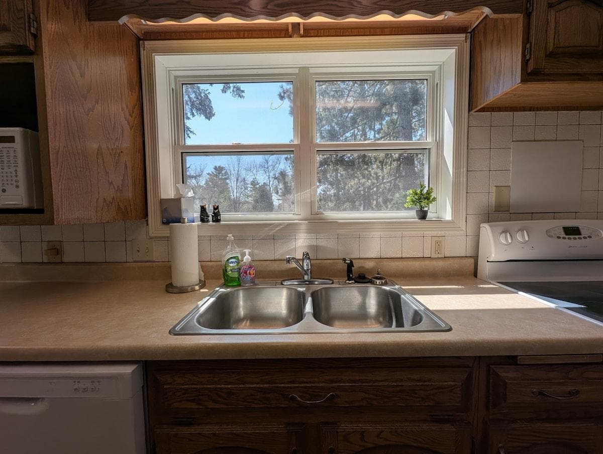 Kitchen Outdoor View from Sink